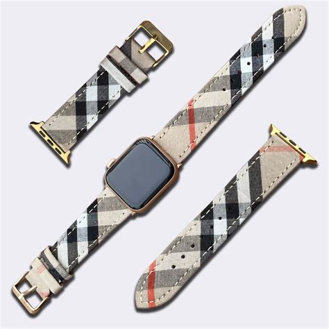 burberry watch strap uk|authentic Burberry apple watch band.